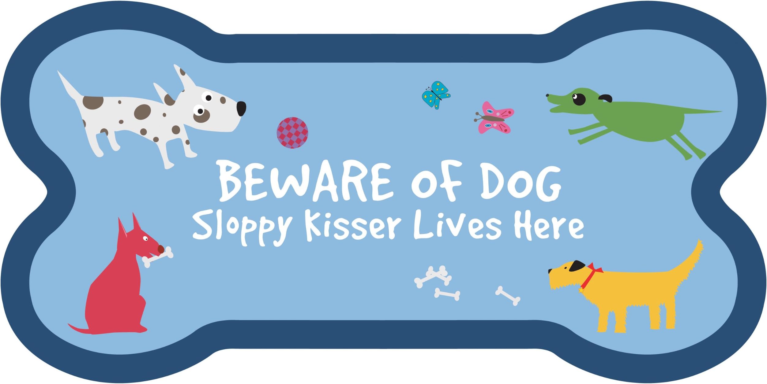 Little Gifts Wall Sign, Beware of Dog