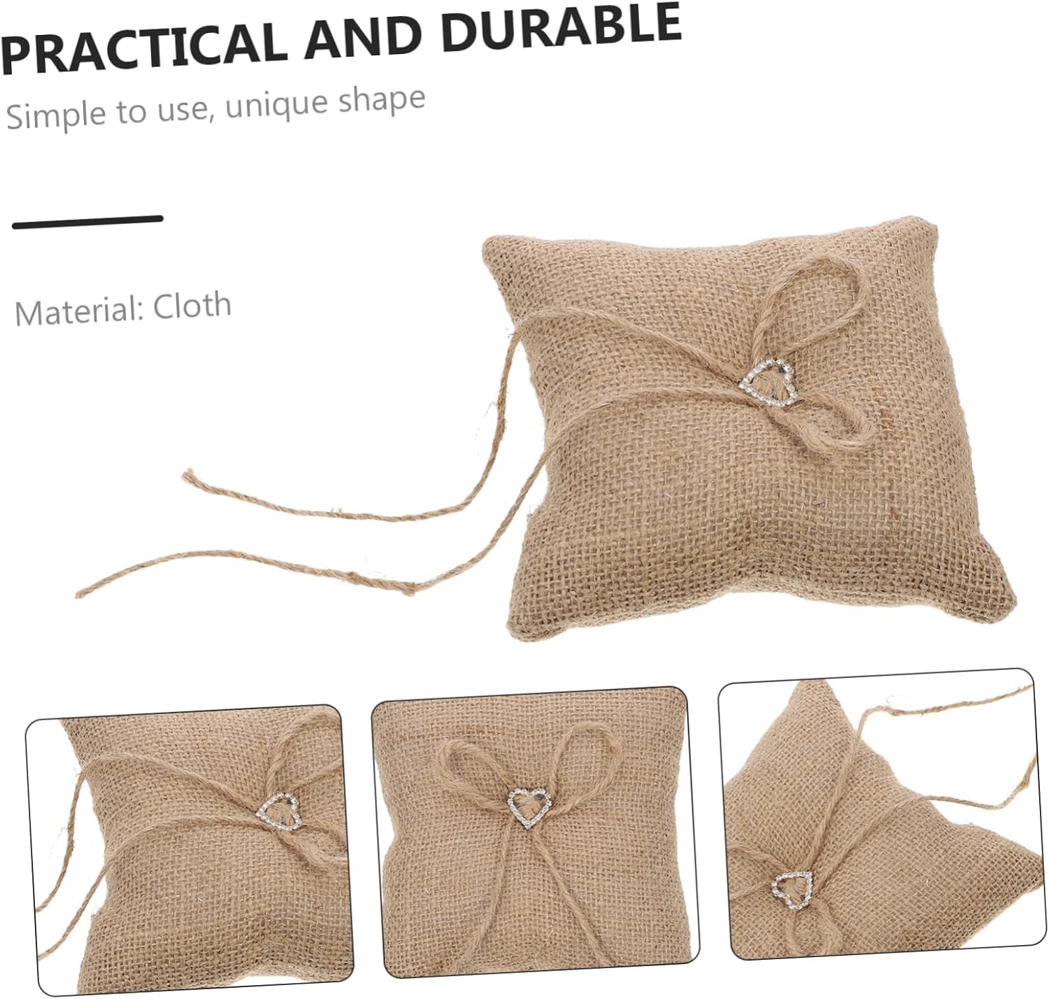 Zerodeko 4pcs Romantic Bowknot Pillow Delicate Lace Cushion for Weddings Unique Bridal Holder Soft Material for Elegant Ceremony Decor