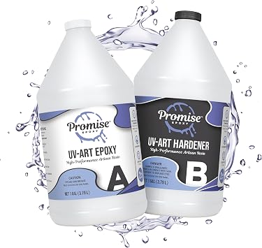 Promise Epoxy UV-Art Epoxy Resin 2 Gallon Kit with Superior UV Resistance