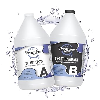 Promise Epoxy UV-Art Epoxy Resin 2 Gallon Kit with Superior UV Resistance