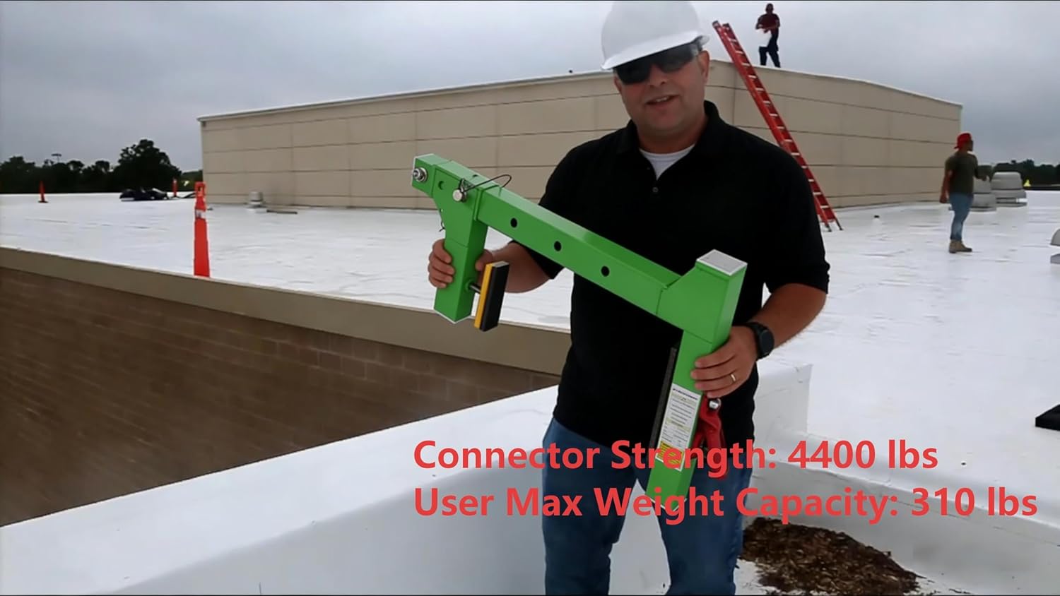 Non-Penetrating Anchor | Lightweight and Portable | Fast and Easy Set-up |High Strength ASTM Rated Steel | OSHA and ANSI Complaint(D-ring)