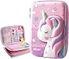 Valkyrie 3D Large Unicorn Waterproof Pencil Case