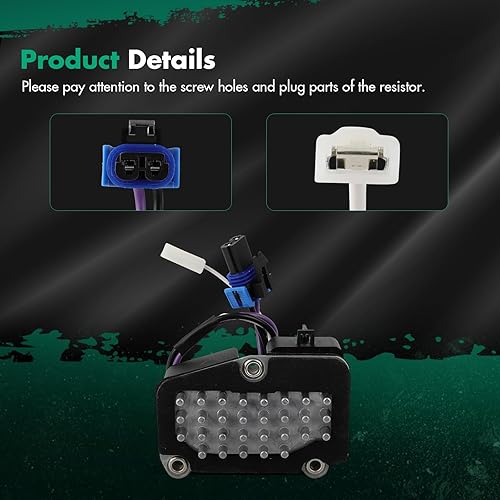 Miniatura 772 de SCITOO Resistencia de motor de ventilador HVAC para 2008-2013 para Chrysler 300/2008-2016 para Town & Country/2008-2010 para Dodge Charger/2008-2018