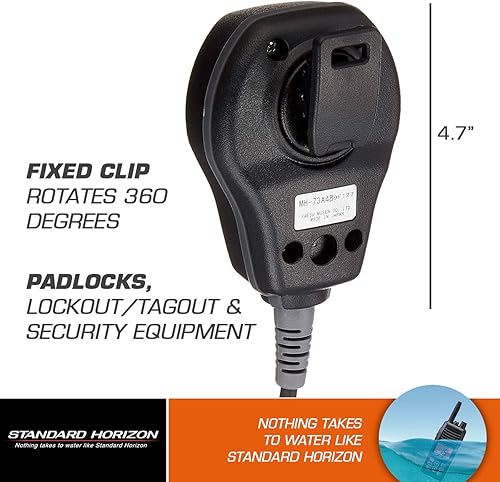 Miniatura 2 de Standard Horizon MH-73A4B AltavozMicrófono Negro, Pequeño