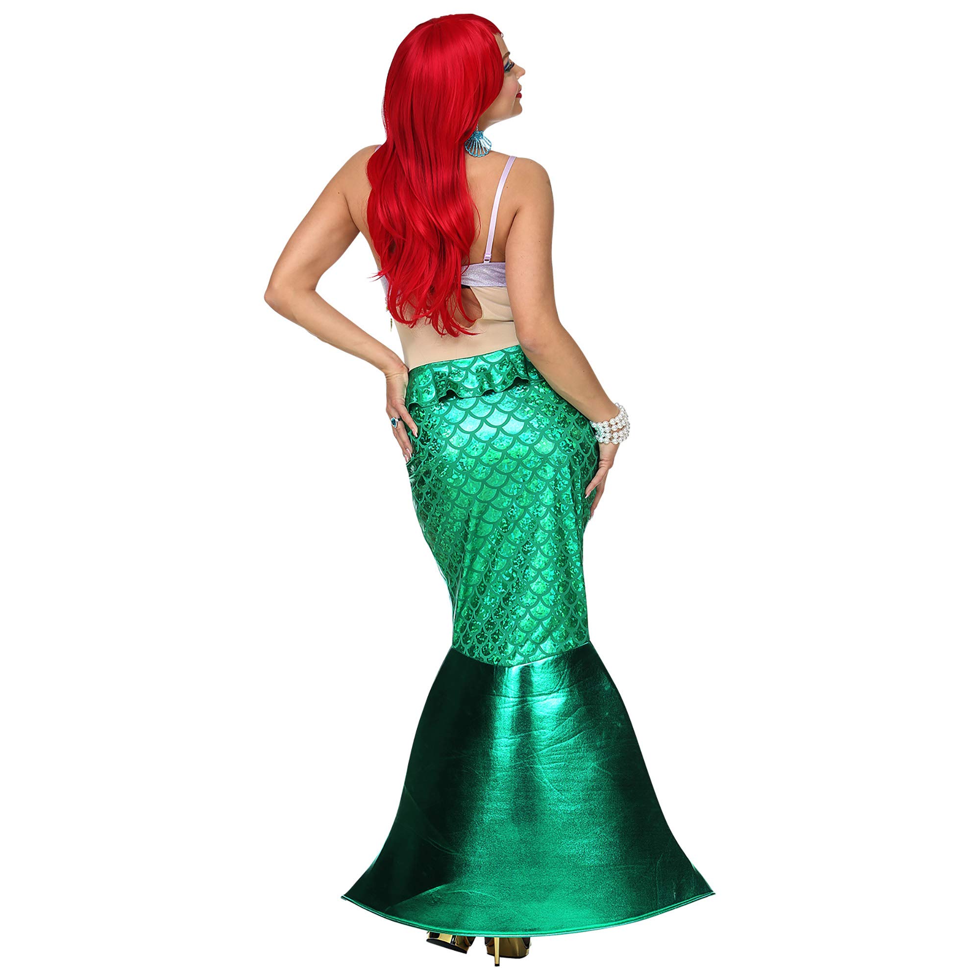 W WIDMANN MILANO Party Fashion - Abito a sirena da donna | Accessori per costumi per il Carnevale, feste a tema ed eventi subacquei