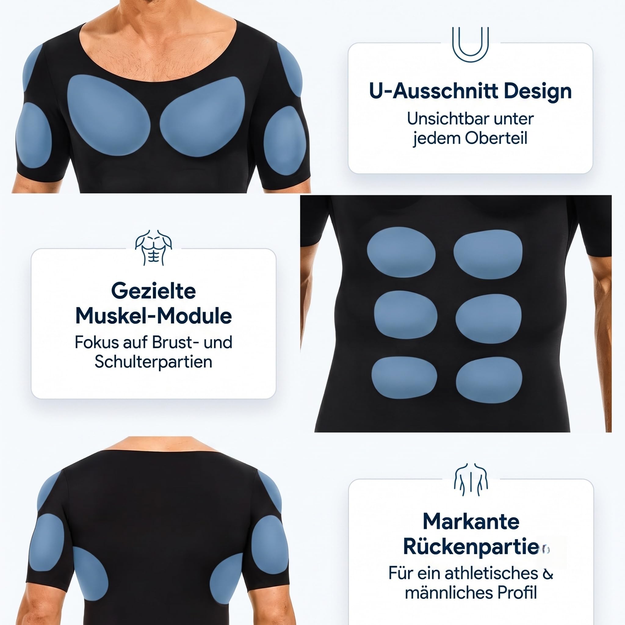 Forma teraz Shirt Muscle, Forma Teraz System X-Core Hemd mit Pads
