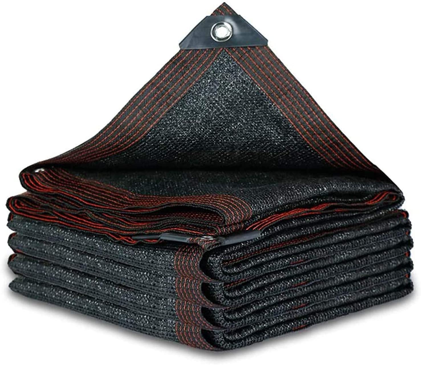 Red sombreadora negra de 4x5m, toldo impermeable y vela de sombra con malla anti-UV