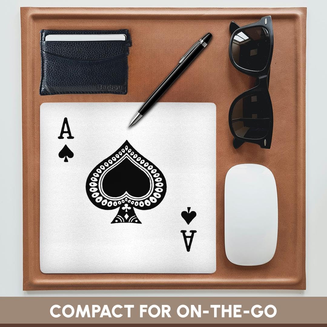 3dRose LLC 8 x 8 x 0.25 Inches Mouse Pad, Ace of Spades (mp_76552_1)