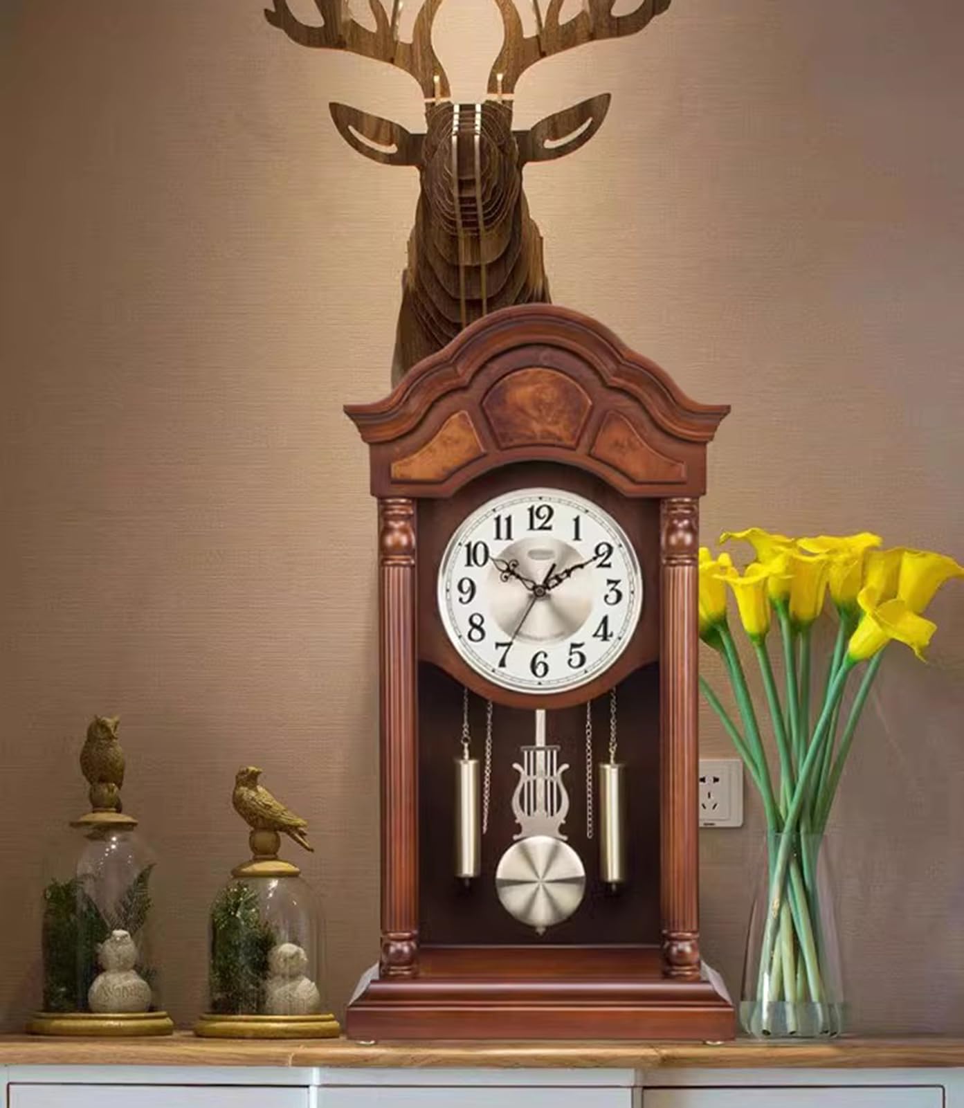 Orologio Meccanico Orologio Pendolo Antico Orologi a pendolo in legno top