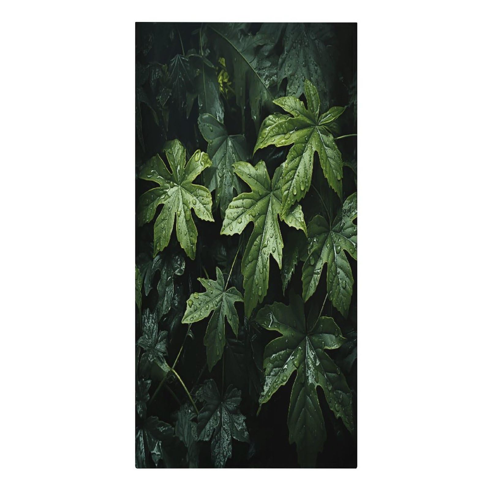 VstaDank Green Leaves Pattern Beach Towel Vacation Essentials Sand Free Soft Quick Dry Swim Towels 61"x30" Modern Extra Large Towels Lightweight Microfiber Beach Towel for Swimming Pool