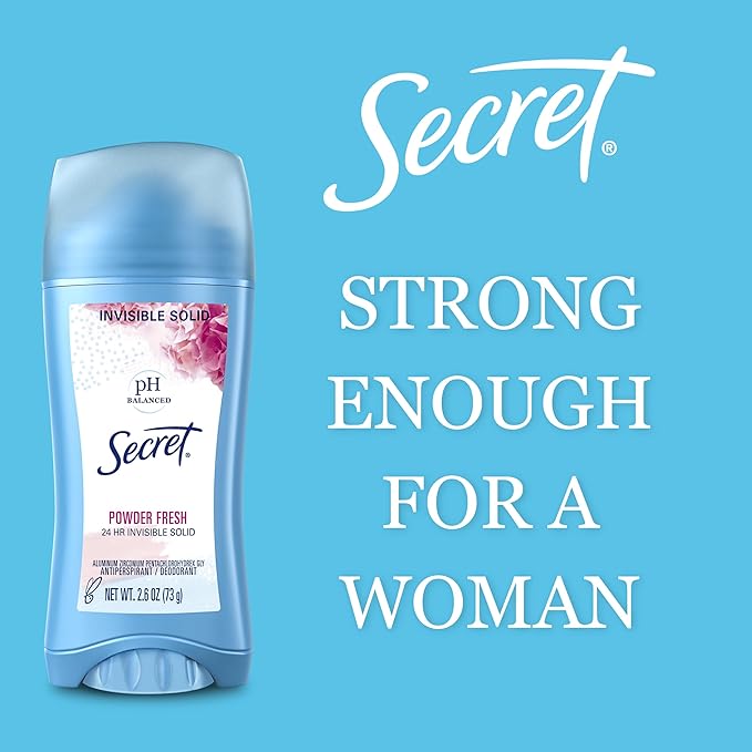Secret Antitranspirante y Desodorante Invisible Solid Original Sin Fragancia, 2.6 oz miniatura 5