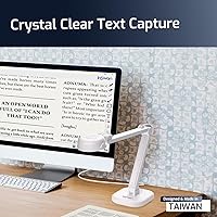 Vista 3 de Cámara de documentos USB INSWAN INS-1 — 8MP Ultra HD, enfoque automático, LED, micrófono incorporado, compatible con Windows, Mac, iPad, Chromebook