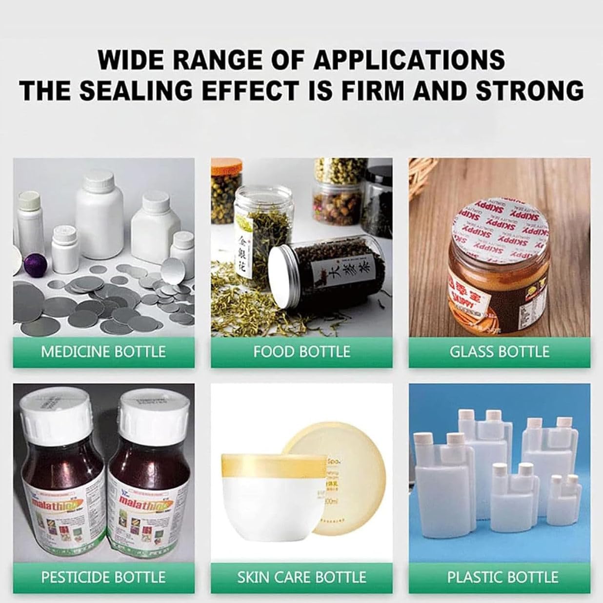 GYQSSD Electromagnetic Induction Bottle Cap Sealer, 2200W Commercial Aluminum Foil Sealing Machine, Automatic Continuous Sealer, 15-300mm Heat Jar Sealing Machine,60-130mm