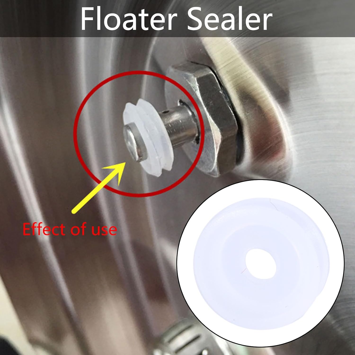 10 Pcs Replacement Floater Sealers for Kitchen Float for Sealing Washers Kitchen Dining