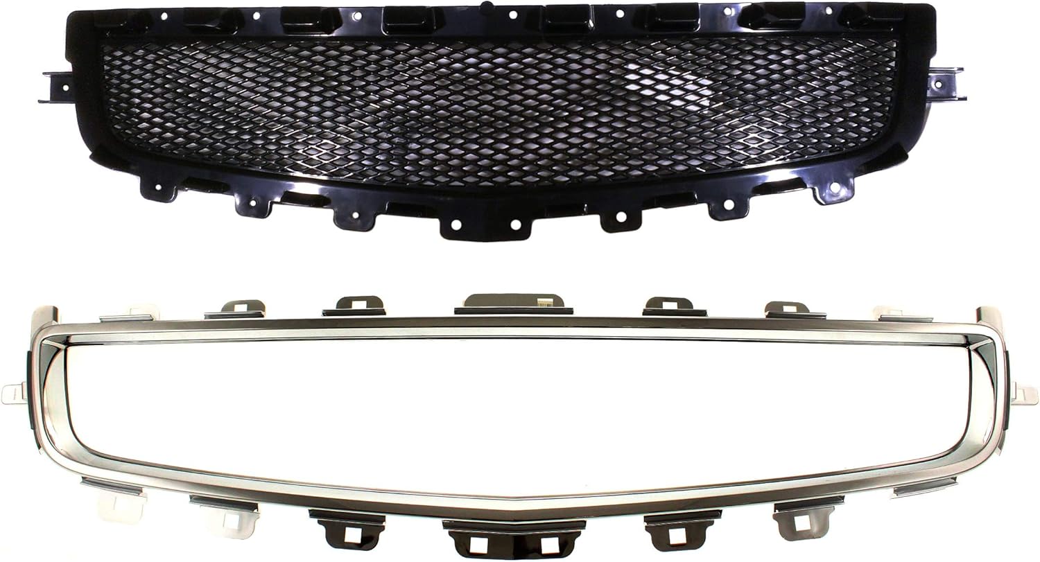 Garage-Pro Grille Assembly KIT For Chevrolet Malibu 2008-2012, Front Grill, New Body Style, Paintable Center