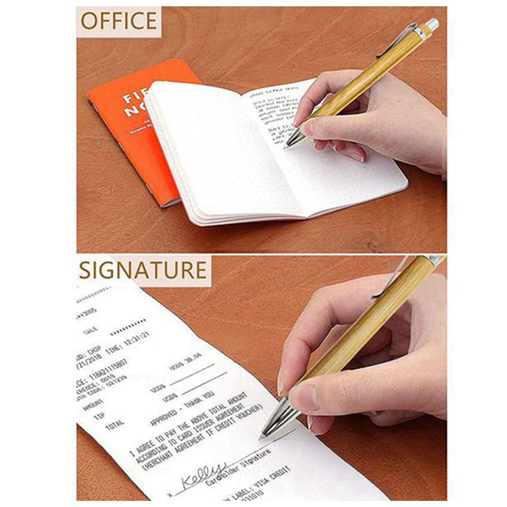 240 Stück Kugelschreiber Stift Set Bambus Kugelschreiber Stift Büro- & Schul Bedarf Stifte & Schreiben Bedarf Geschenke, Schwarze Tinte