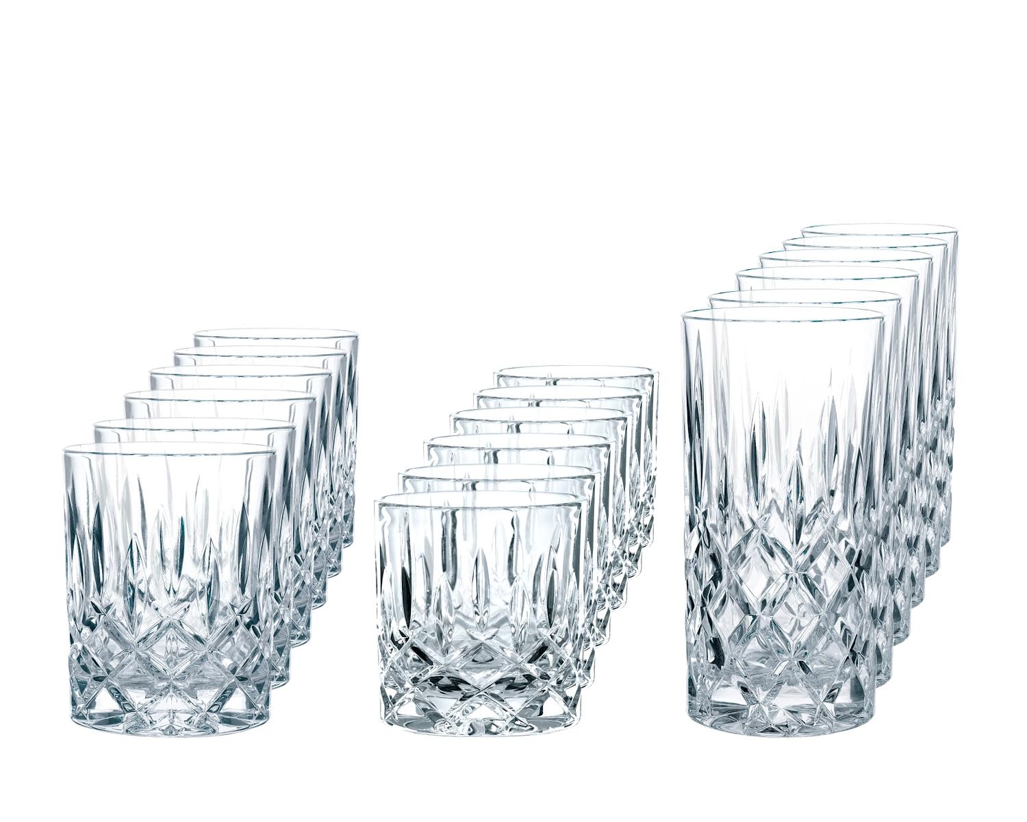 Spiegelau & Nachtmann Noblesse Becher-Set 18-tlg., Klar