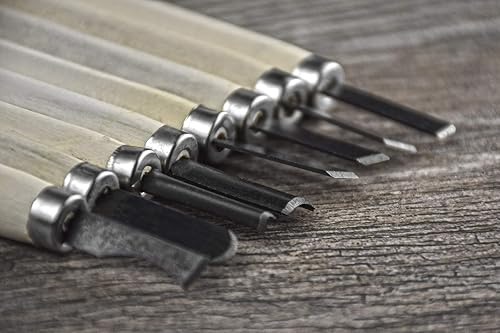 Miniatura 4 de SE Juego de cinceles de talla de madera (8 piezas) - 773WC