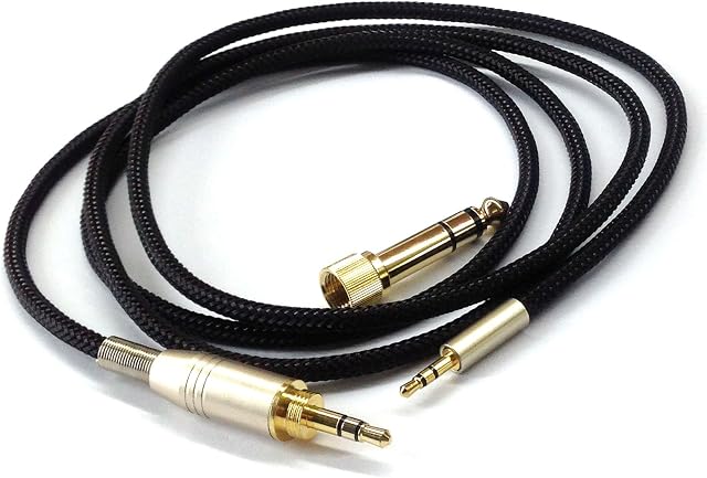 6.35mm/3.5mm male to 2.5mm male Replacement Audio upgrade Cable For Bose oe2 oe2i Headphones 1.2m