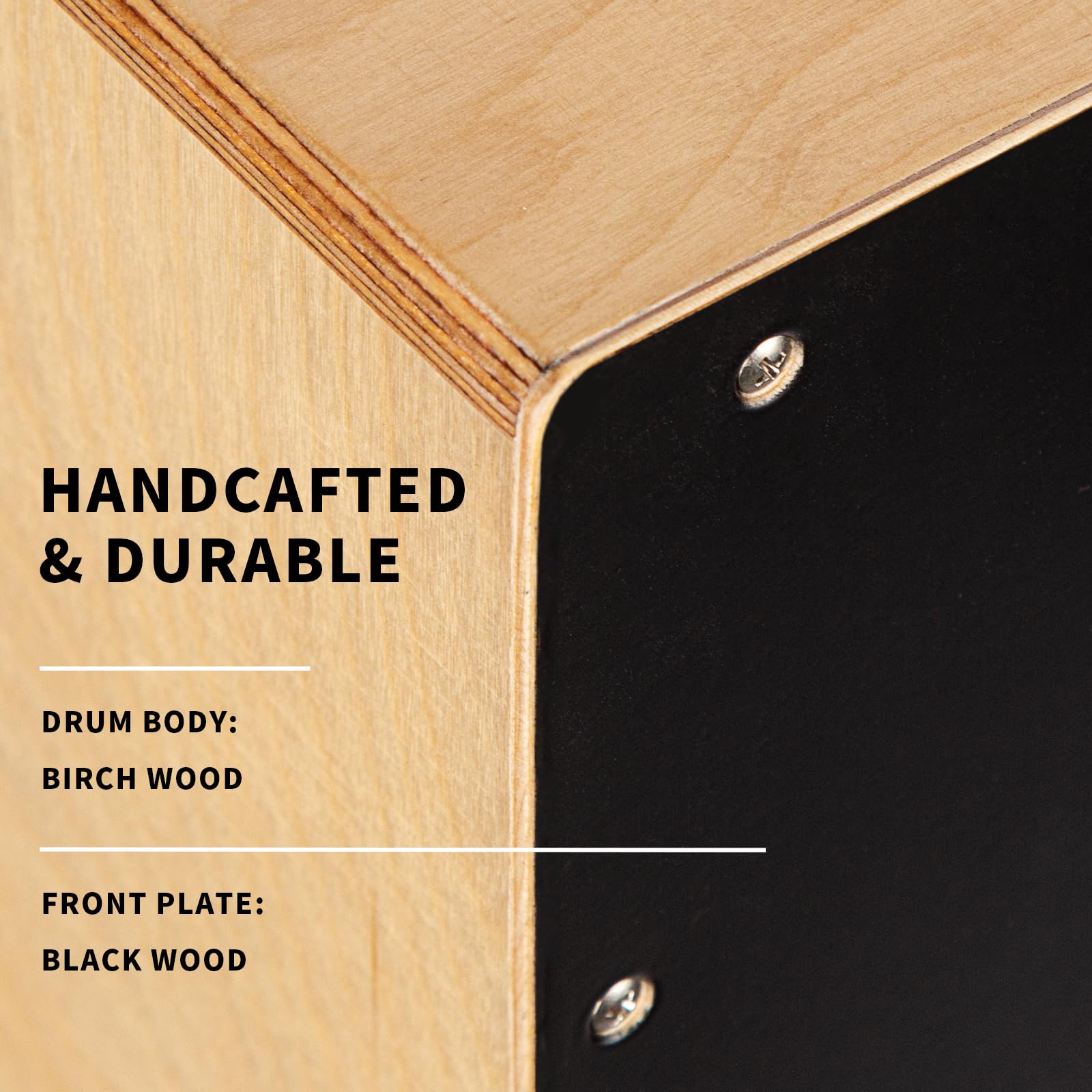 Amazon | Cajon BOX ドラム木製ハンドドラム パーカッション