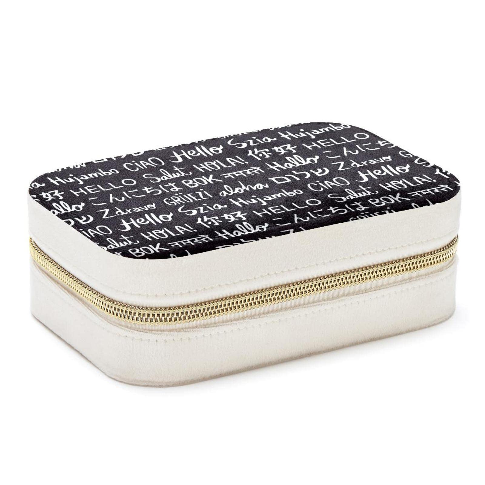 Boîte à bijoux de voyage portable pour vos déplacements et vacances | Hello Word