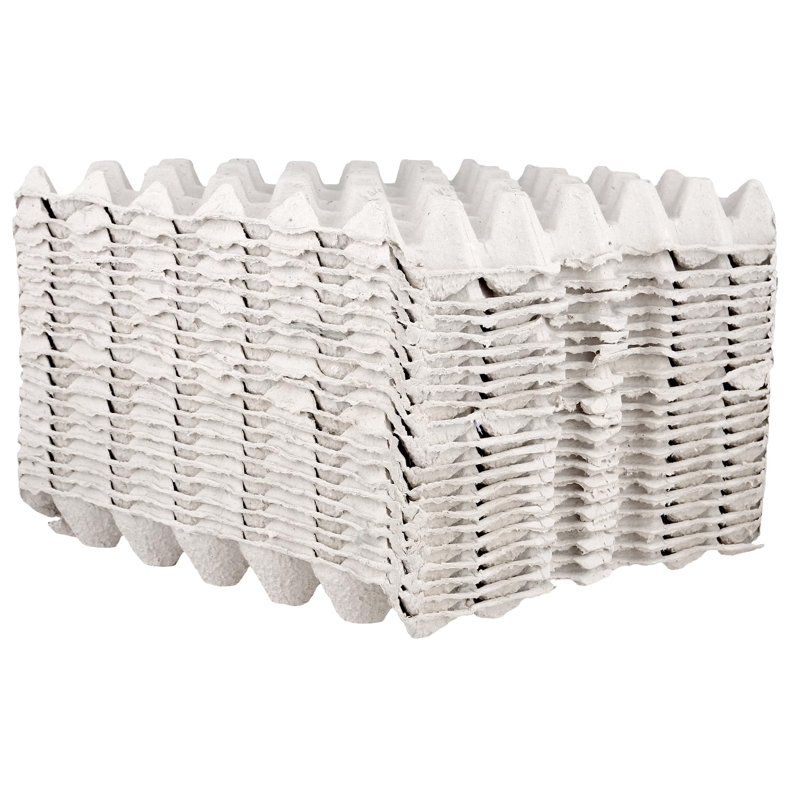 20 pezzi da 30 x 30 cm, colore bianco, cartone da 30 pezzi, per uova di gallina