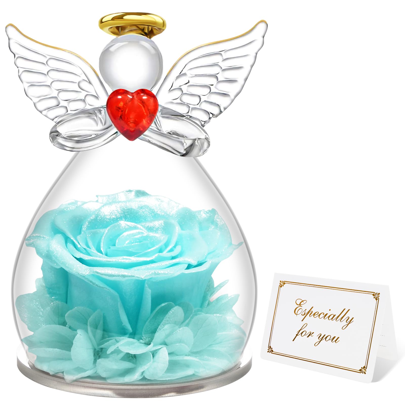 Miofula Ewige Rose Geschenke für Frauen,Infinity Rosen Schut