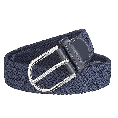ZORO Women's Braided Stretchable Woven Fabric Belt for Women, Fits on upto 36 inches waist size