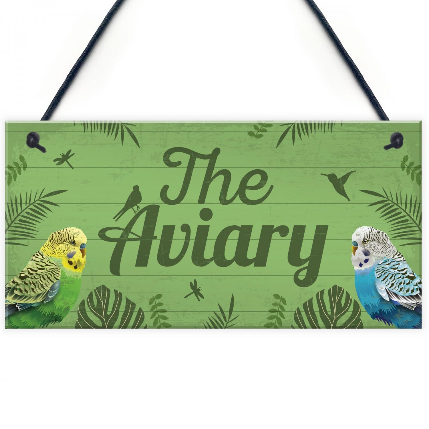 Signs Plaques The Aviary Bird Sign Bird Accessories For Cage Garden Plaques House Decor