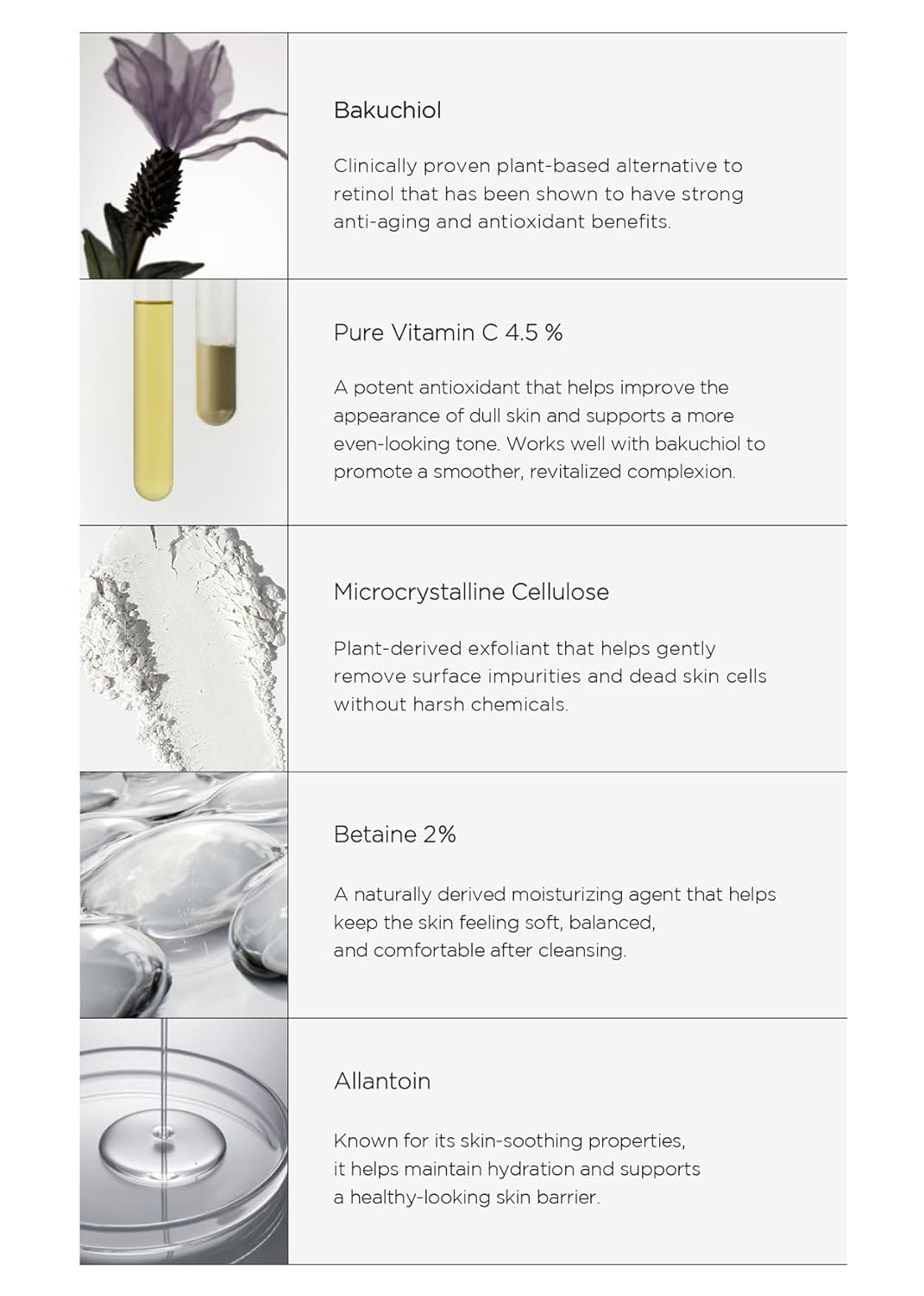 FINDIVE OFFICIAL Bakuchiol Enzyme Powder Vitamin C Cleanser, Gentle Daily Exfoliating Face Wash with 4.5% Pure Vitamin C, Plant-Based Surfactants, Probiotics, Korean Skincare 1.41 fl.oz