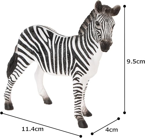 Miniatura 2 de MOJO Zebra Mare - Figura de juguete pintada a mano con vida silvestre internacional realista