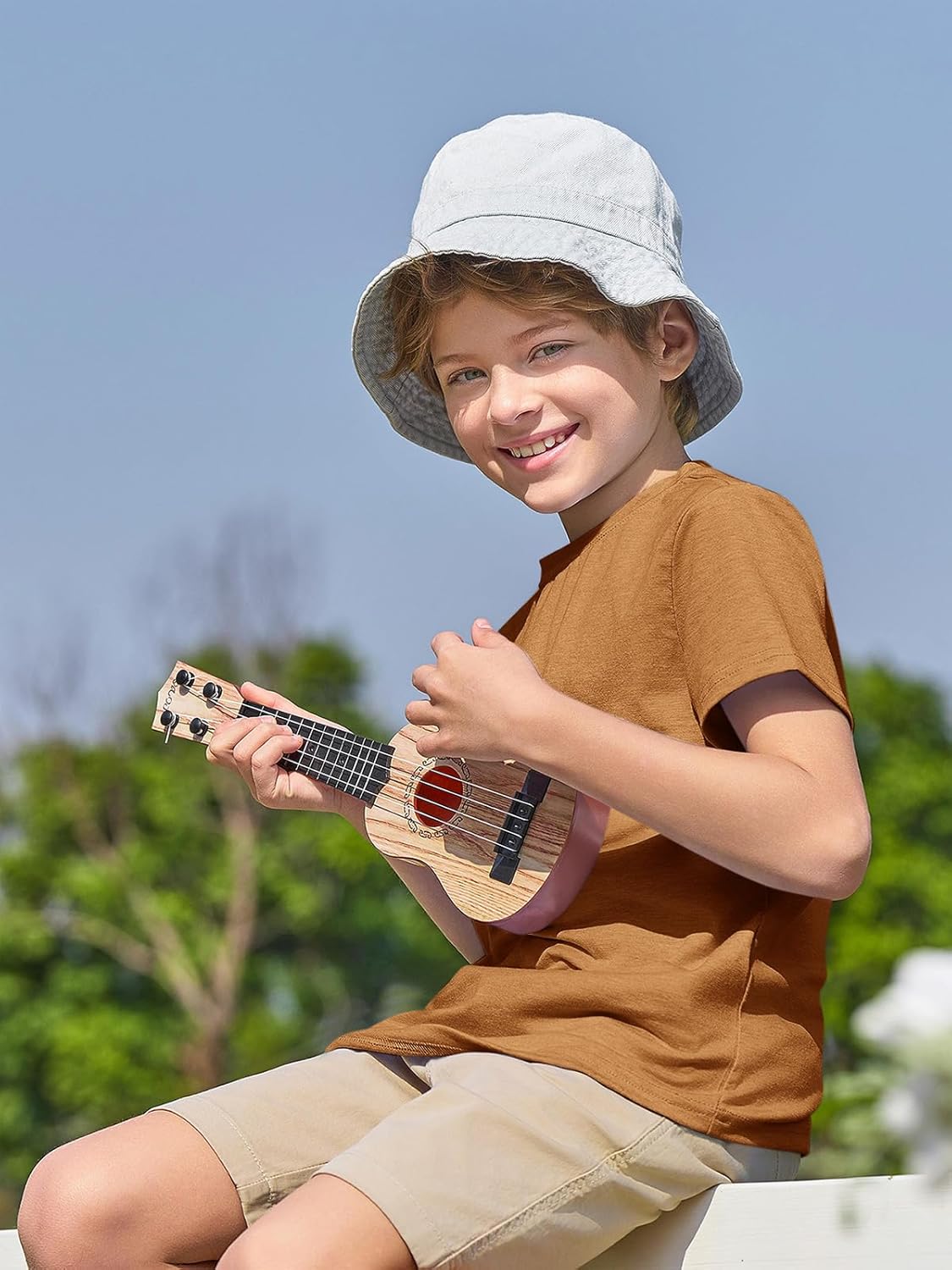 Haloumoning Boys Short Sleeve Shirts Kids Summer Crewneck T-Shirts Casual Tops Tees 5-14 Years - Image 3