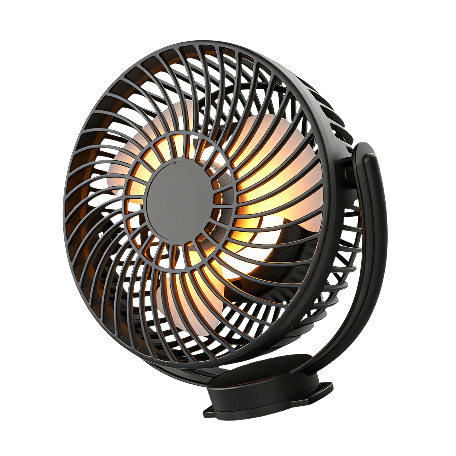 Tsophreniq 10000mAh Rechargeable Fan Offering 4 Speed Preferences and Flexible Tilt Head for Golf Carts and Travel Lightweight Portable Fan
