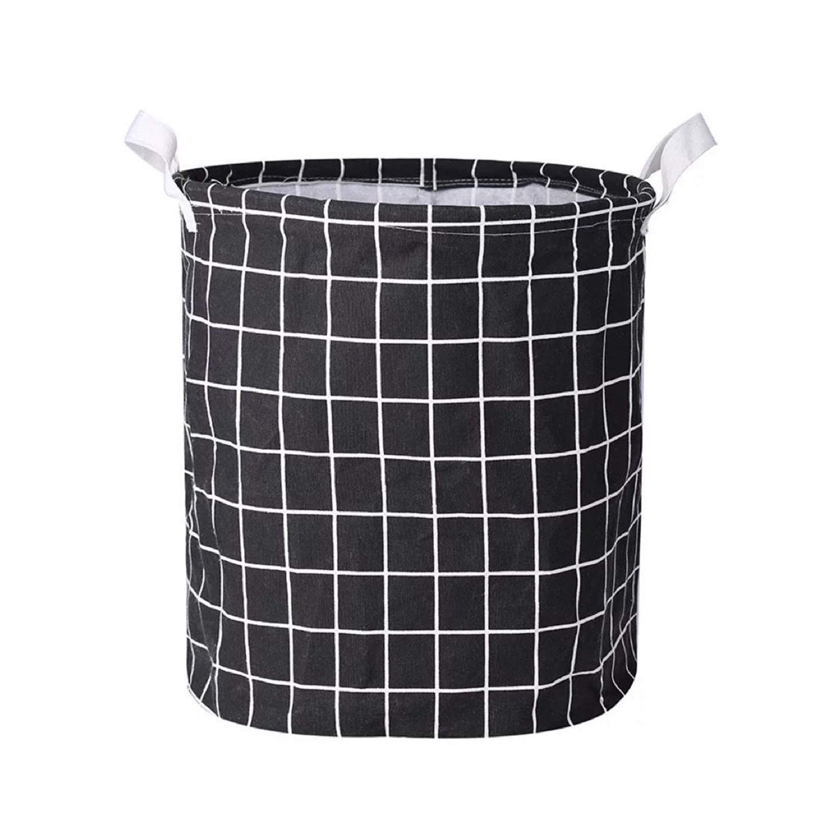 AUanlYan 17.3'' Large Laundry Basket Storage Sorter(7 Colors), Collapsible Laundry Hampers Round Cot