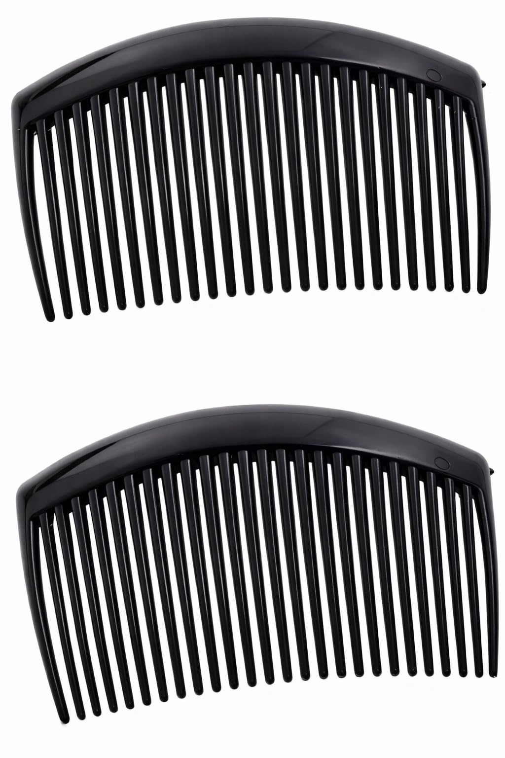 Smark Black Plastic Hair Clip Accessories for Women and Girls - Pack of 2