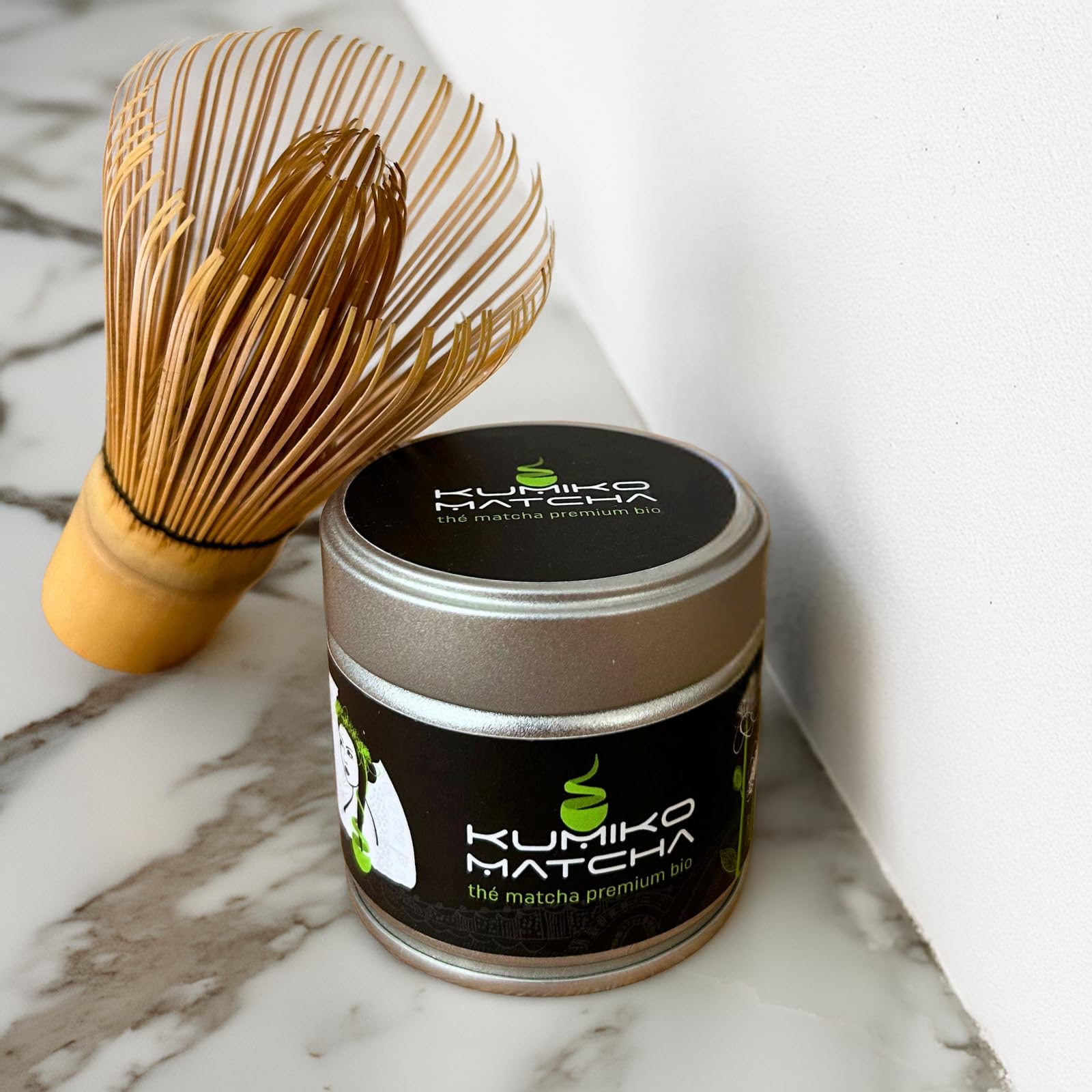 Thé Matcha Premium du Japon 30g Kumiko - Certifié Bio - Qualité de Cérémonie