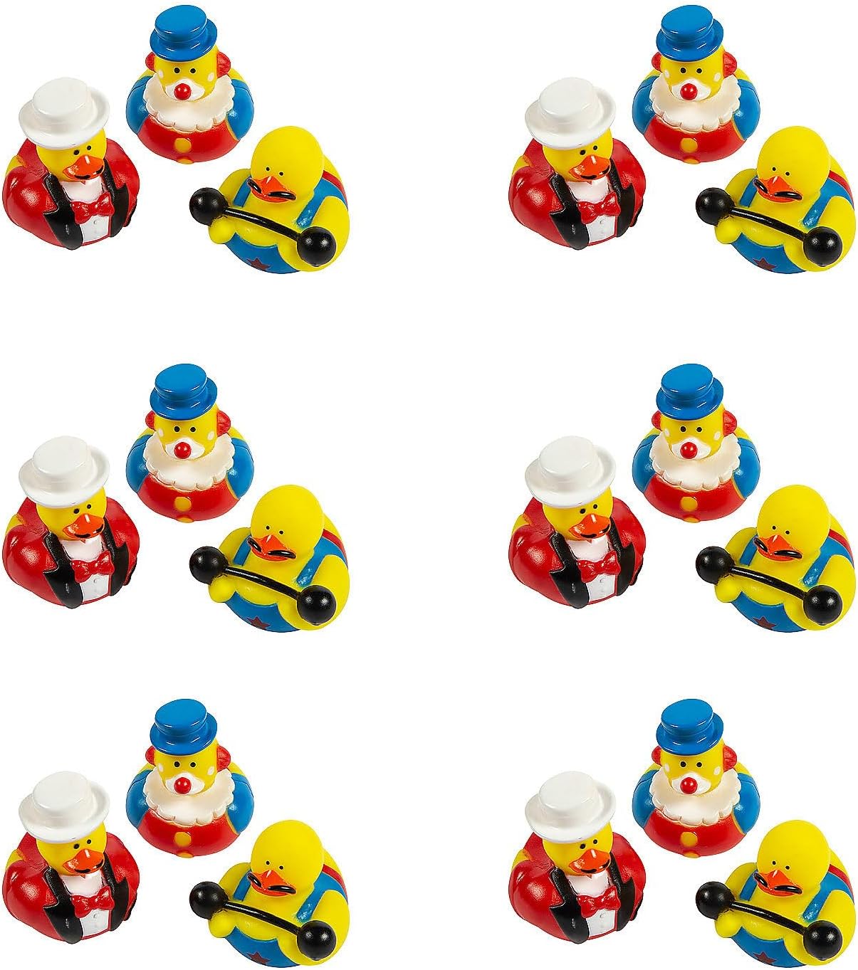 Fun Express Bulk Carnival Rubber Ducks - 120 Pieces