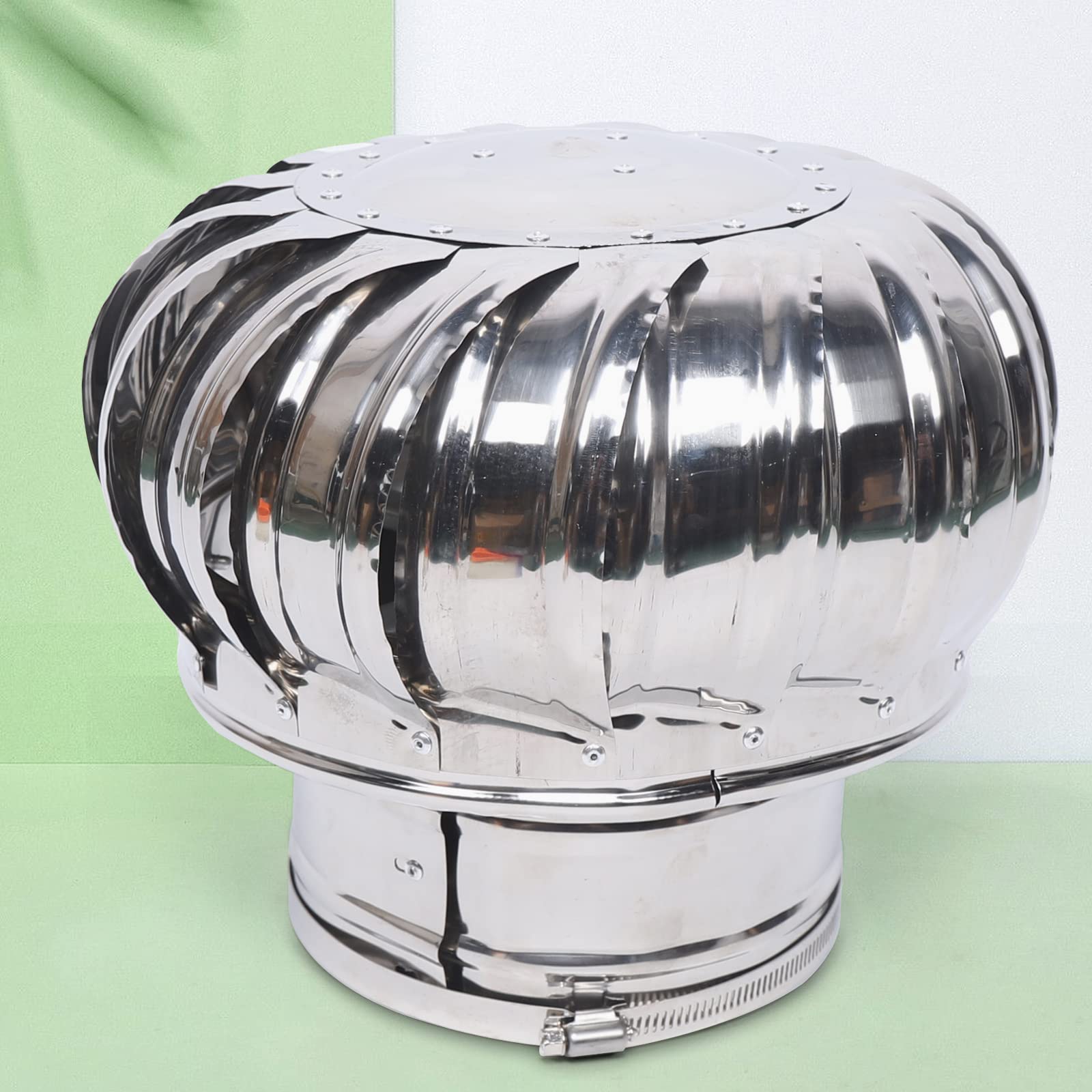 Inserto per camino, 160 mm, in acciaio inox, copertura per camino, inserto di ventilazione, per aziende di allevamento