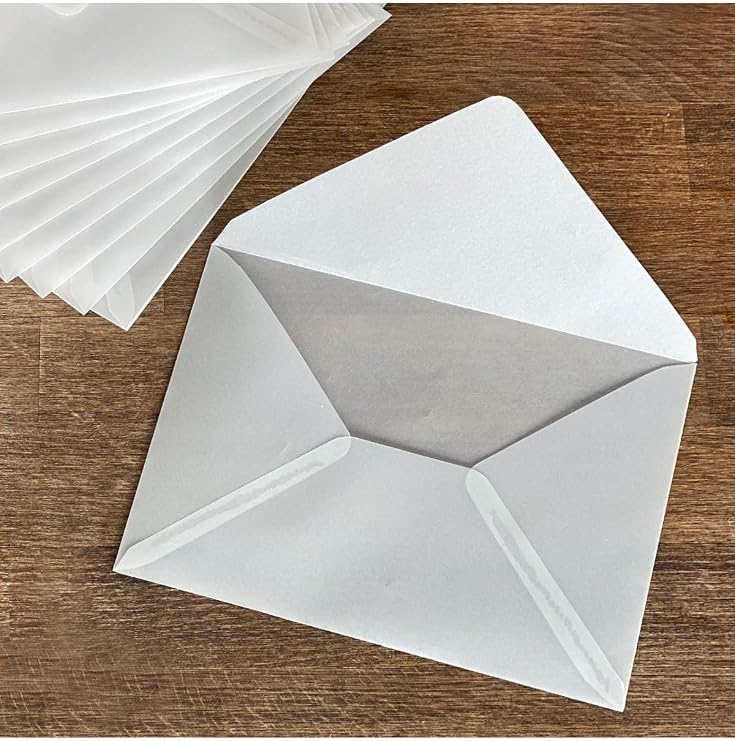 Bimotif White Transparent Envelope, 13x18 Cm 25 Pieces
