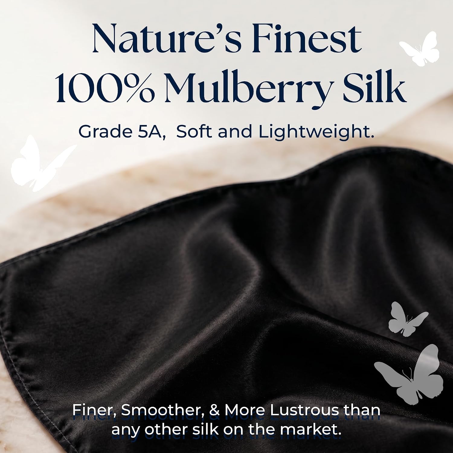 Mulberry Silk Scarf for Women 26" and 34" image 3