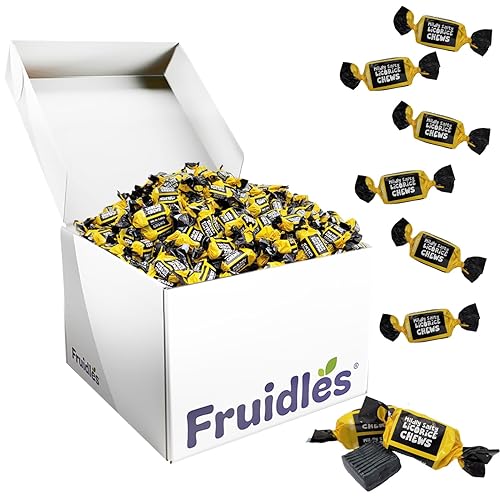 Caramelos de regaliz ligeramente salados, bocados de caramelo, deliciosamente dulces, recuerdo de fiesta (5 libras)