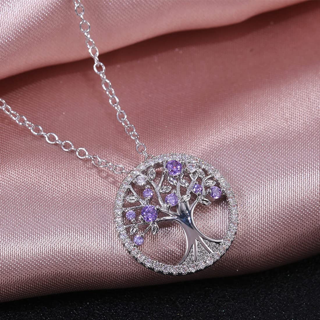 Collana Albero della Vita con Cristalli di Austria Collana Donna Gioie
