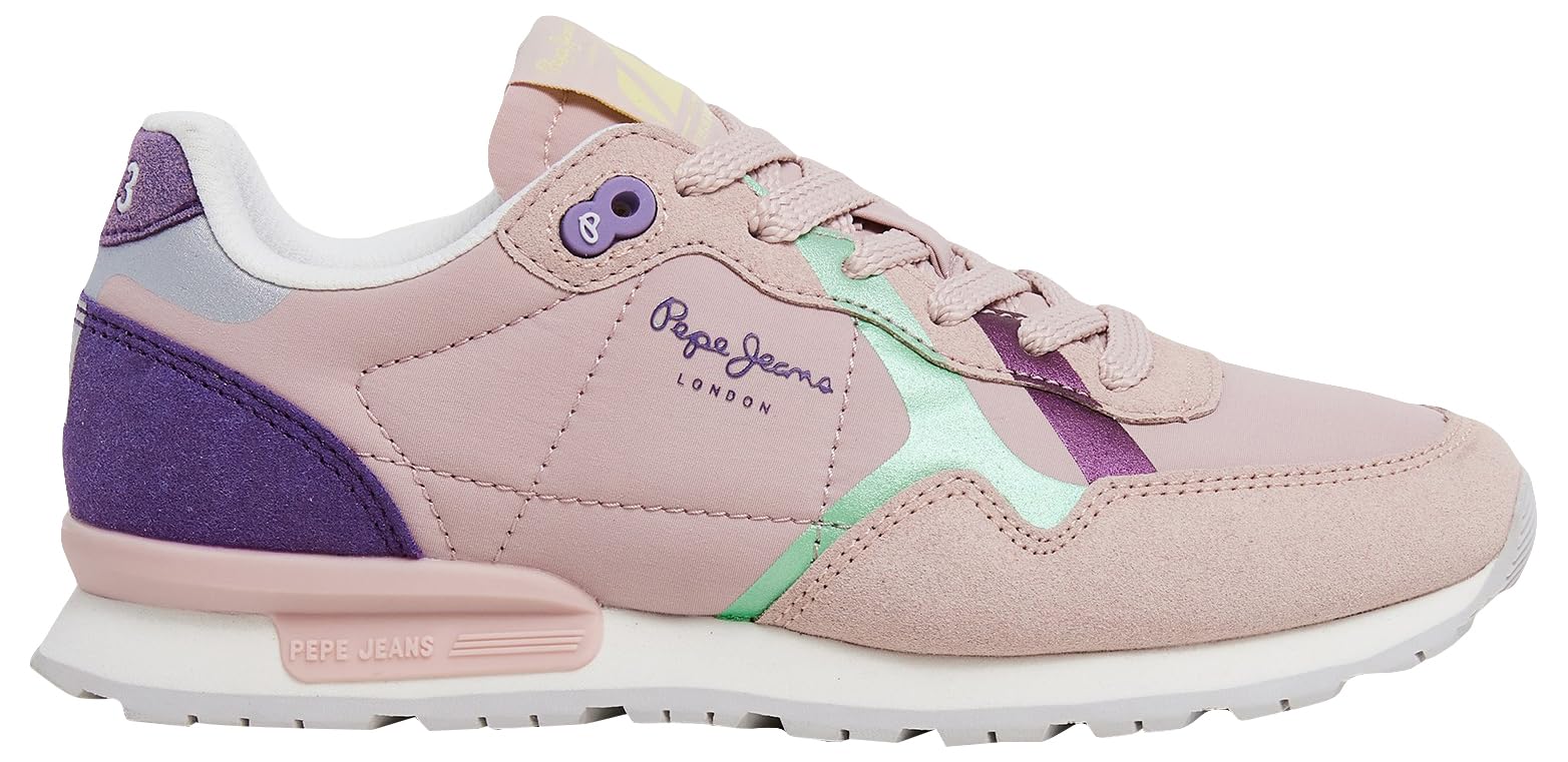 Pepe Jeans Brit Print G, Zapatilla Niñas