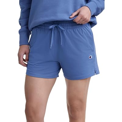 Champion Women's Shorts, Jersey Shorts, Soft, Lightweight, Comfortable Shorts for Women, 5" (Plus Size Available)