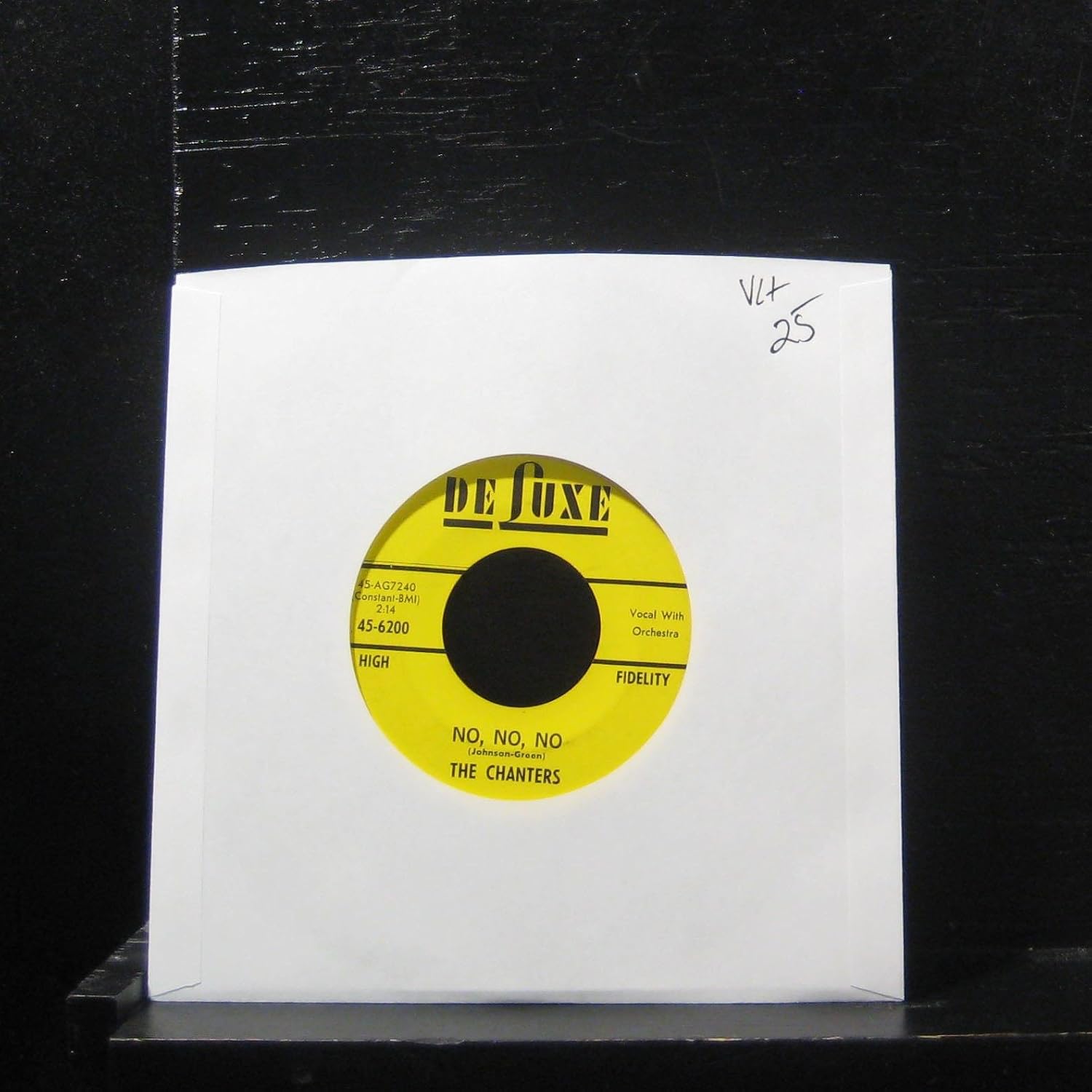The Chanters Row Your Boat / No No No 7" Vinyl 45