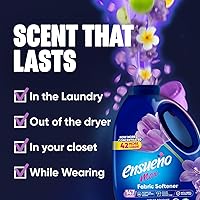Vista 6 de Ensueño Max Liquid - Suavizante de tela – Aroma de ramo violeta – 125 onzas líquidas – Líquido suavizante de telas seguro para el color – Suaviza