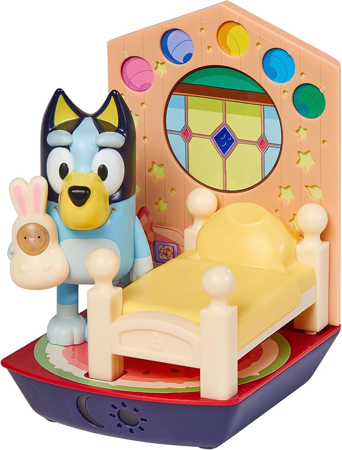 Bluey Goglow Dream Nightlight, 3-in-1 Interactive Toddler Light with Handy Flashlight and Sleep Timer, Soothing Night Light for Kids of Ages 2+