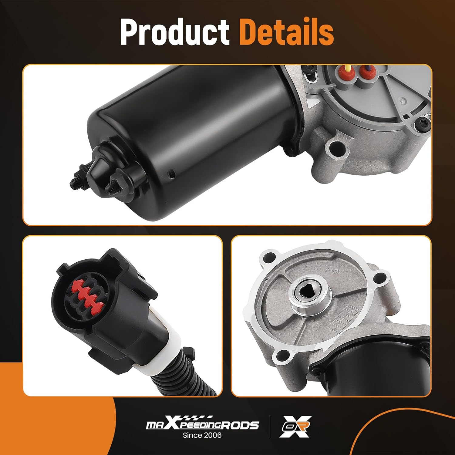 maXpeedingrods 600-807 Transfer Case Shift Motor Actuator for Ford Explorer Sport Trac 2003-2005 4.0L, for Ranger 2000-2004, for Mazda B2300 B2500 B3000 B4000 2.3L 2.5L 3.0L 4.0L 4WD 1F2417645A