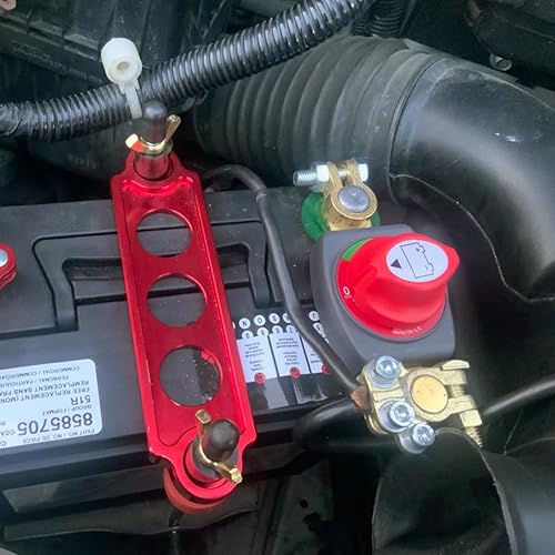 Miniatura 5 de Ampper Interruptor de desconexión de batería de poste superior 12V - 48V, interruptor de desconexión de batería marina, corte de energía, apagado