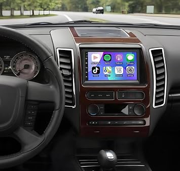 Car Stereo for Ford Edge 2007-2010 with Wireless Carplay&Android Auto,7 Inch Touchscreen Bluetooth Car Radio with GPS, WiFi, FM Radio,Backup Camera,SWC,MIC-2+32G